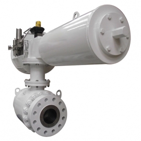 Pneumatic-hydraulic Ball Valve